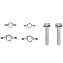 Tavolo da Lavoro Pieghevole 100x60x75,5 cm in Acciaio e MDF  Nero