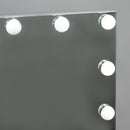Specchio da Tavolo con LED 41,5x13,5x51 cm per Trucco Make up 