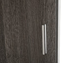 Libreria Mobiletto 5 Ripiani 2 Ante 80x40x96 cm in Truciolare  Bianco