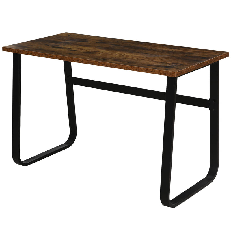 Scrivania da Ufficio Porta PC 120x60x74,5 cm in Acciaio  Nera