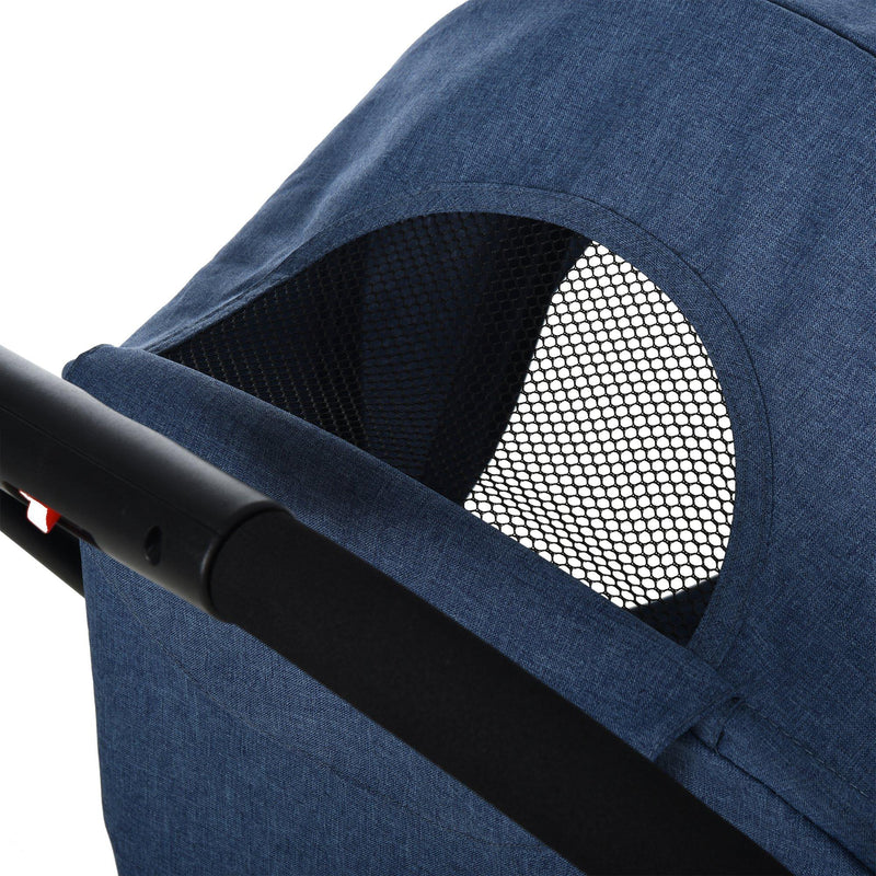 Passeggino Leggero Pieghevole per Bambini 0-36 Mesi   Blu