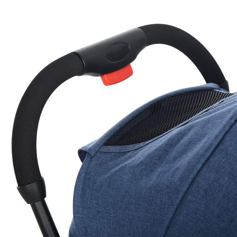 Passeggino Leggero Pieghevole per Bambini 0-36 Mesi   Blu