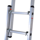 Mini Ponteggio Trabattello Scala 130x70x140 cm in Alluminio Portata max 150 Kg 