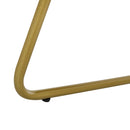 Set 2 Sedie Imbottite 44,5x59,5x91 cm in Flanella  Blu