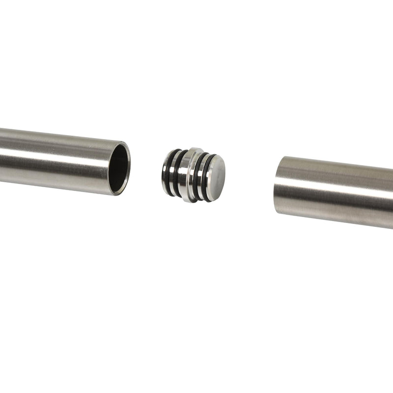 Kit Binario per Porta Scorrevole con Accessori in Acciaio Inox 