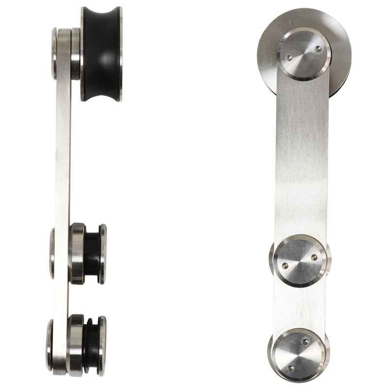 Kit Binario per Porta Scorrevole con Accessori in Acciaio Inox 