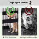 Gabbia per Cani di Taglia Medio-Piccola 55x90x60 cm in MDF  Nera