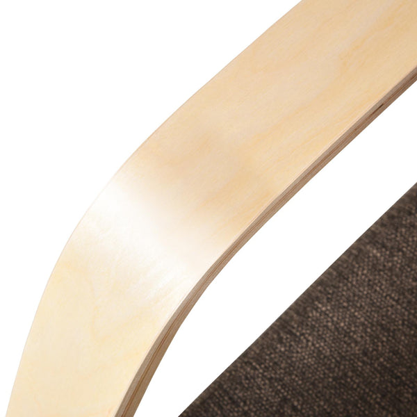 2-Sitzer-Sofa 112 x 79 x 80 cm in Holz und grauem Stoff acquista