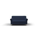 Copridivano Elasticizzato in Poliestere e Cotone Fashionable Blu Scuro