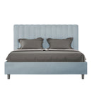Letto Matrimoniale Agueda Azzurro Varie Misure