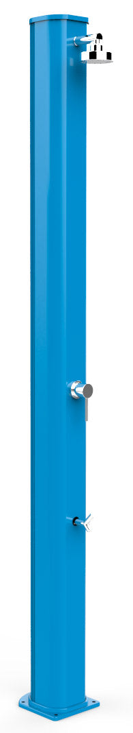 Doccia Solare da Giardino 40L Miscelatore e Lavapiedi Arkema Big Jolly Blu sconto