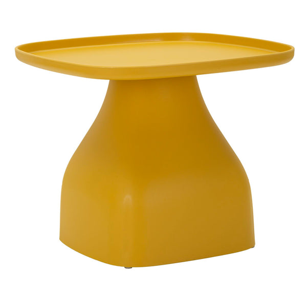 acquista Tavolinetto Gea Giallo 48x48x38 cm in Polipropilene Giallo
