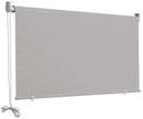 Tenda da Sole a Caduta 2,5x1,5m in Poliestere Grigio Cenere