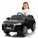 Macchina Elettrica per Bambini 12V con Licenza Audi Q5 Bianca