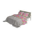 Set Lenzuola con Stampa Sopra Sotto e Federe Spring