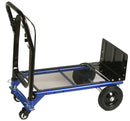 Carrello Portapacchi 2 in 1 con Portasacco in Metallo Tosini Blu