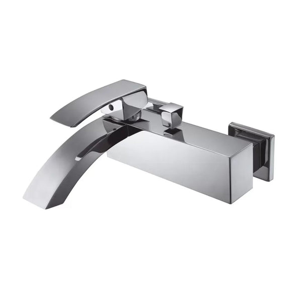 Rubinetto Miscelatore Monocomando per Vasca da Parete in Ottone Riga Cromato online