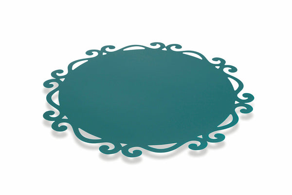 Set mit 6 Kunststoff-Tischsets Ø44 cm Villa d'Este Home Tivoli Dorian Blue online