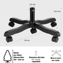 Base Supporto per Albero di Natale con Ruote Mobili per Alberi di Natale