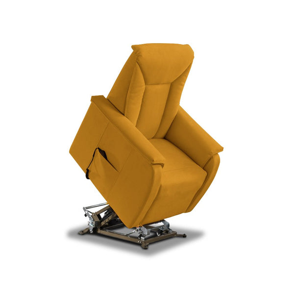 prezzo Poltrona Alzapersona Elettrica 2 Motori 82x108x84 cm Baila in Microfibra Dispositivo Medico 1 Giallo
