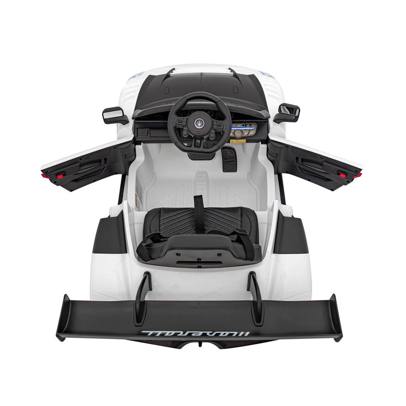 Macchina Elettrica per Bambini Licenza Ufficiale Maserati GT2 10,8V 5,4Ah Bianco       