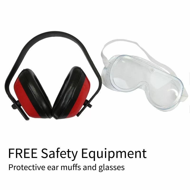 Cippatrice per Rami Ramoscelli e Foglie a Benzina 15HP 134x64x88 cm Blu