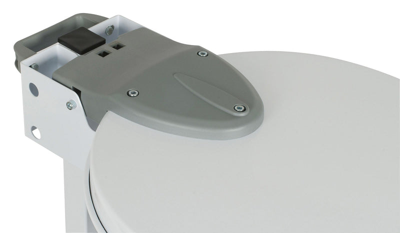 Pattumiera Per Raccolta Rifiuti 54,6x60xh94 cm In Acciaio Verniciato Reggisacco Bianco