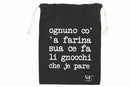 Sacchetto Portapane in Cotone 40x30 cm VdE Tivoli 1996 Spqr