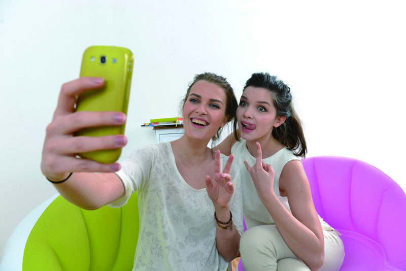 Pouf Poltrona Gonfiabile Floccato 93x85x74cm Jilong Easigo Armchair Verde