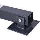 Barriera Dissuasore di Parcheggio Sosta H66 cm in Acciaio  Grigio e Rosso