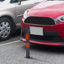 Barriera Dissuasore di Parcheggio Sosta H66 cm in Acciaio  Grigio e Rosso
