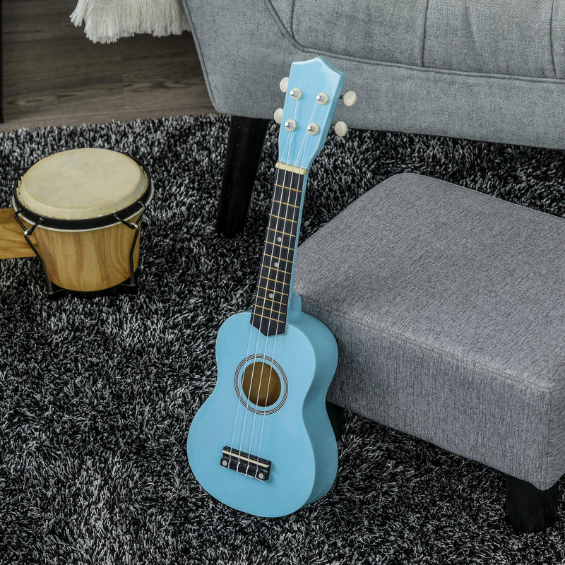Ukulele Soprano in Legno con Accessori  Celeste