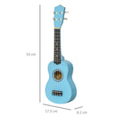 Ukulele Soprano in Legno con Accessori  Celeste