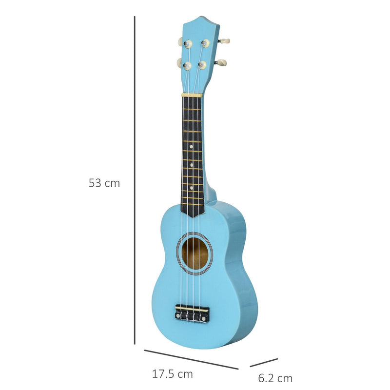 Ukulele Soprano in Legno con Accessori  Celeste