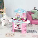 Postazione Bagno Giocattolo per Bambini con 25 Accessori  Azzurro e Rosa
