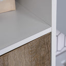 Mobiletto da Bagno 31,5x30x91,5 cm in Legno  Bianco