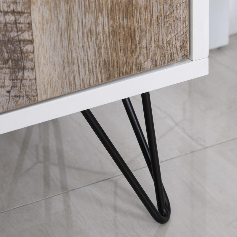 Mobiletto da Bagno 31,5x30x91,5 cm in Legno  Bianco