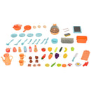 Cucina Giocattolo per Bambini 71x28,5x93,5 cm con Utensili 