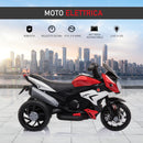 Moto Elettrica per Bambini 6V  Nera e Rossa