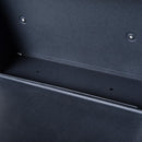 Cassetta Postale da Parete 35x9,5x44,5 cm in Acciaio  Nera