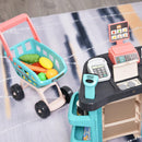 Postazione Supermercato Giocattolo per Bambini con Accessori 