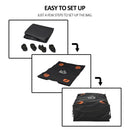 Borsa Portatutto per Tetto Auto 124x99x47 cm 566 L in PVC  Nera