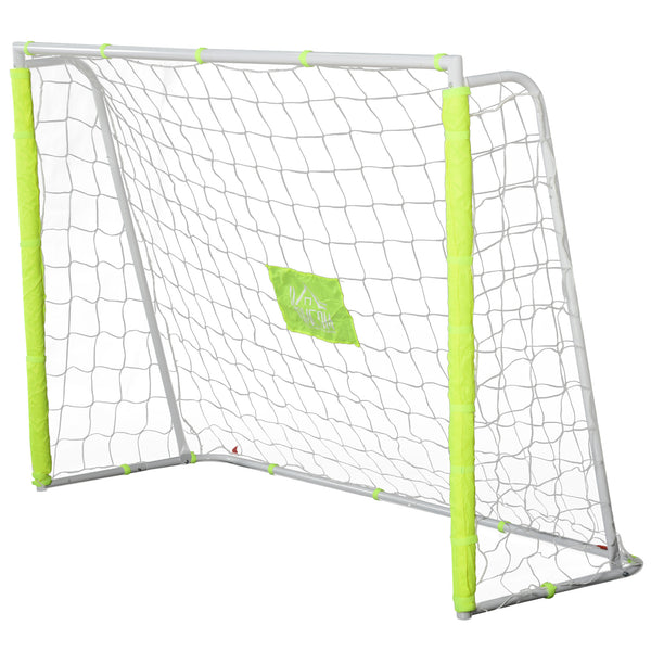 Tragbares Fußballtor mit Netz 186 x 62 x 123 cm Weiß prezzo