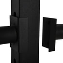 Rastrelliera Portabici Verticale 2 Posti in Acciaio  Nera