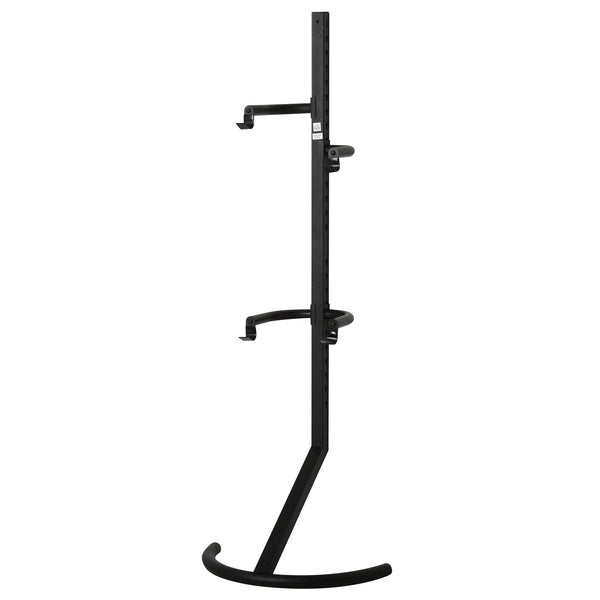 prezzo Vertikaler Fahrradträger 2 Plätze aus schwarzem Stahl