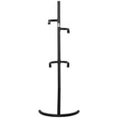 Rastrelliera Portabici Verticale 2 Posti in Acciaio  Nera