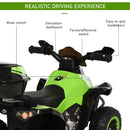 Quad Elettrico per Bambini 6V  Race Verde