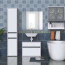 Mobile Sottolavello da Bagno 67x36x52 cm in Legno  Bianco