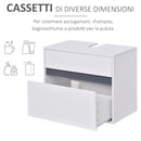 Mobile Sottolavello da Bagno 67x36x52 cm in Legno  Bianco