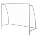 Porta da Calcio Portatile con Rete 180x62x121 cm  Bianca